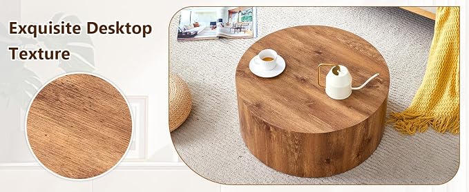 23.6'' Modern Round Coffee Table - Image 8