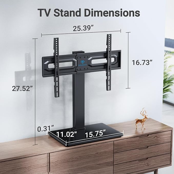 PERLESMITH Universal Swivel TV Stand Mount - Image 7
