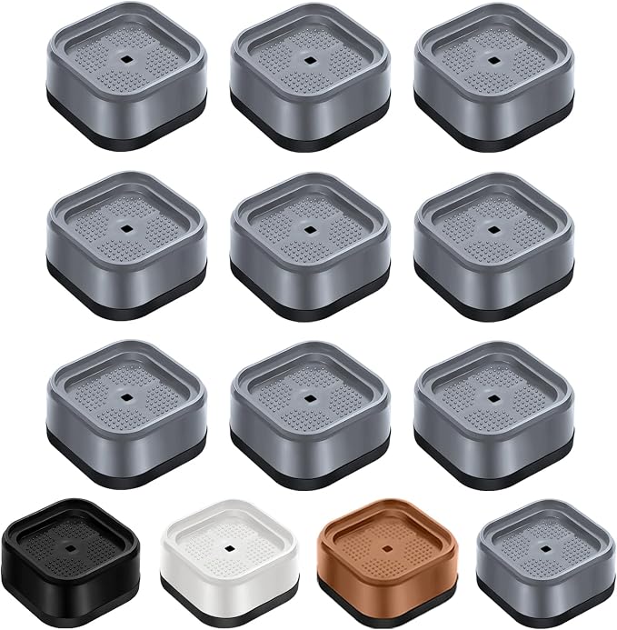 shouwuhho 9 Pack Furniture Risers Adjustable Bed Risers Heavy Duty Lifts Height by EnjoyLifeEnjoyHappiness