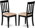 East West Furniture ANC-BLK-C Antique Dining Chairs by EastWestFurniture