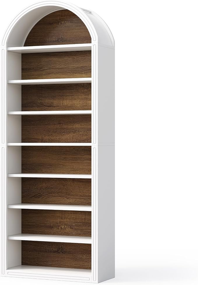 LITTLE TREE 8-Tier Bookcase, 78.7" Tall Bookshelf - Image 8