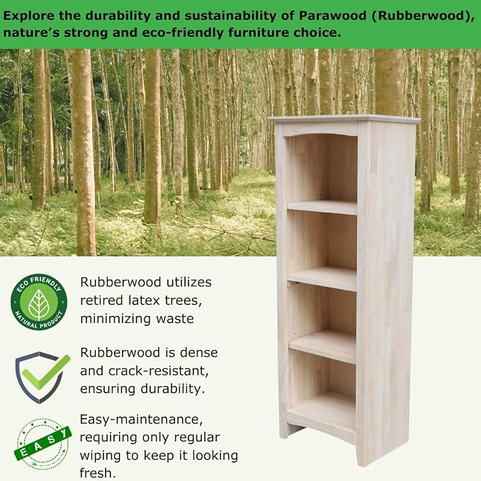 Solid Wood Shaker Bookcase - Image 5
