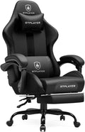 GTPLAYER Gaming Chair with Pocket Spring Cushion, Leather Office Chair with by GTPLAYER