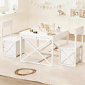 INNOD Kids Table and 2 Chairs Set, 4 in 1 Toddler Activity Table and Chairs Set by INNODToddlerTower