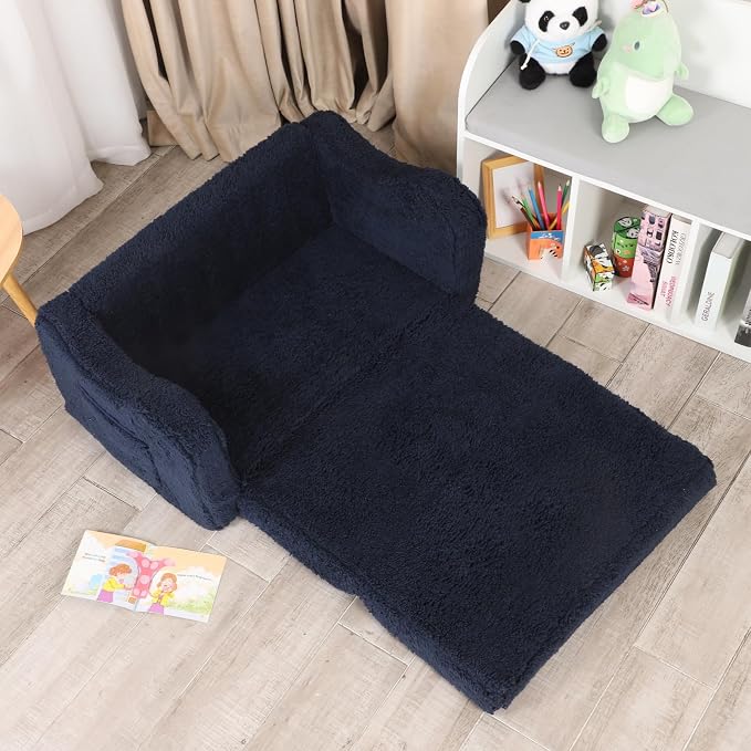 MOMCAYWEX Kids Sofa, 2-in-1 Flip-Out Foam Couch - Image 4