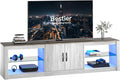Bestier 70 Inch Led TV Stand for 75 Inch TV Large Entertainment Center Gaming by Bestier