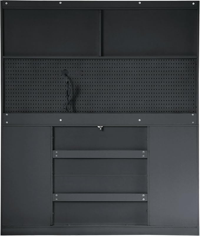 VilroCaz Freestanding Large Kitchen Pantry, Wooden Kitchen Large Coffee Bar - Image 9