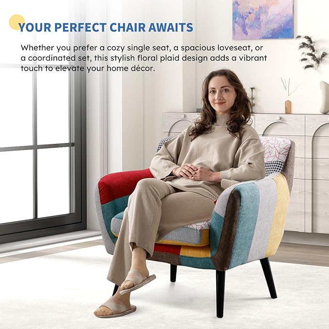 Bonzy Home Modern Accent Chair Set of 2 - Image 3