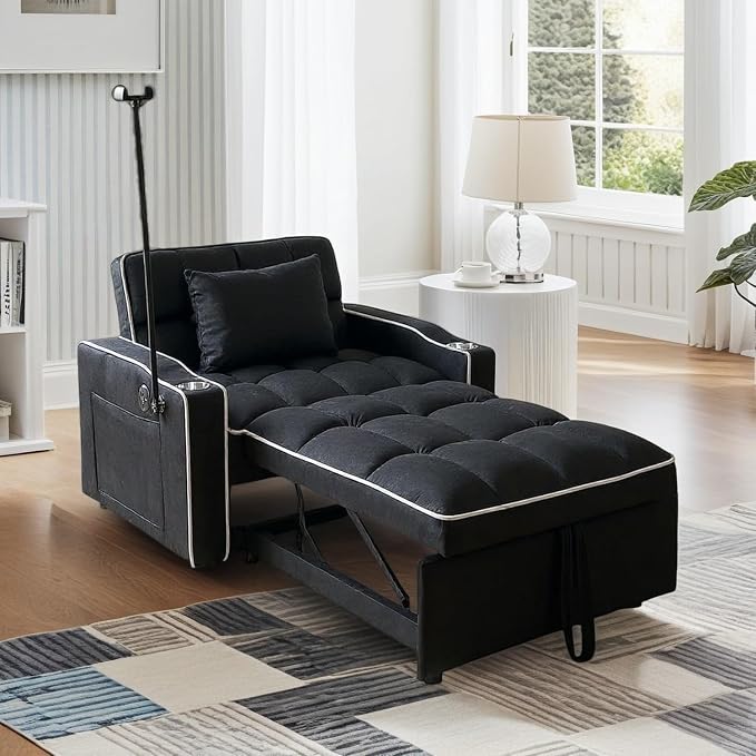 Convertible Sleeper Chair Bed, Pull Out Chair Sleeper by Outdoorchairs