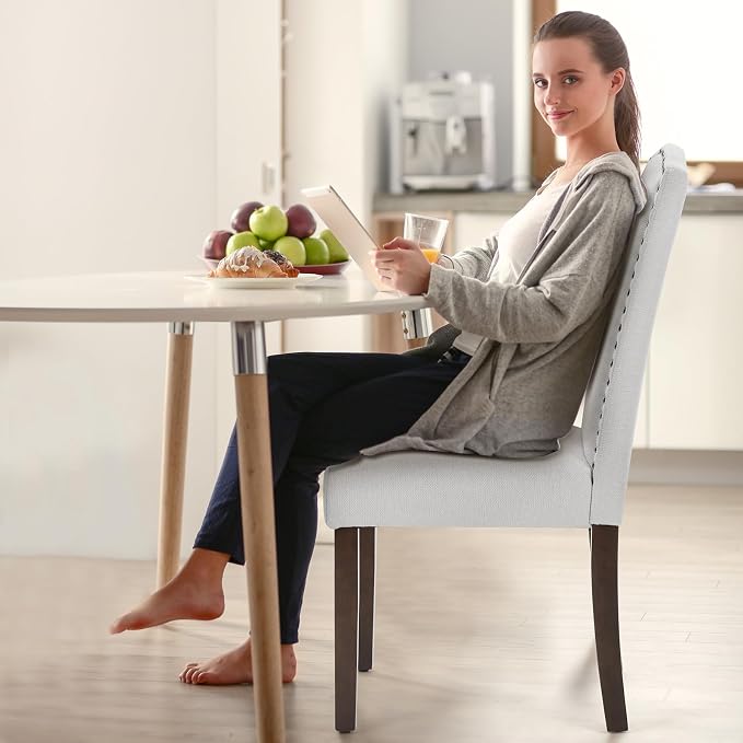 DUMOS Dining Chairs Set of 4, Modern Kitchen Table Chairs - Image 6
