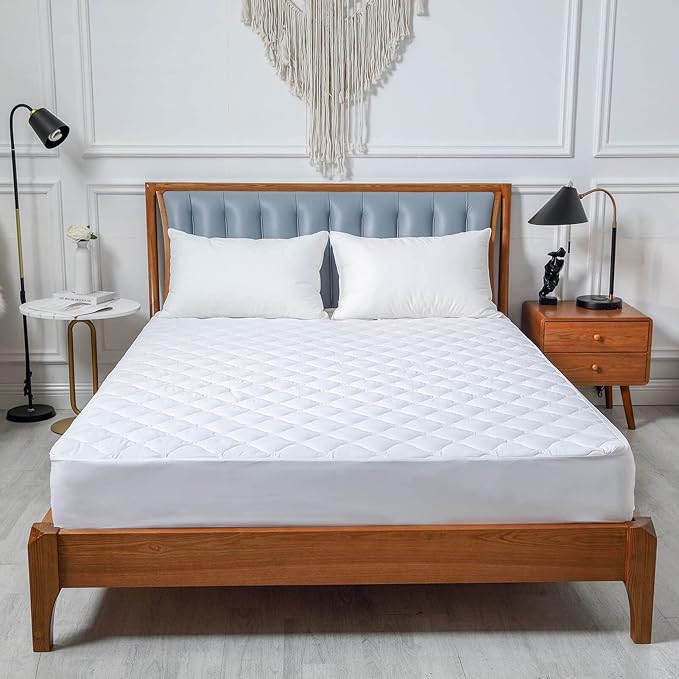 Quilted Waterproof Full Size Mattress Protector Pad - Image 4