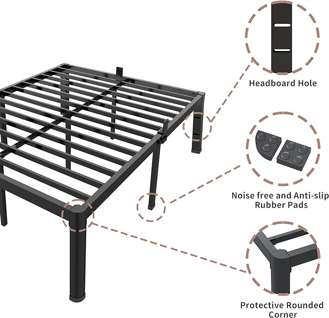 ROIL 14 inch Twin Bed Frames - Image 6