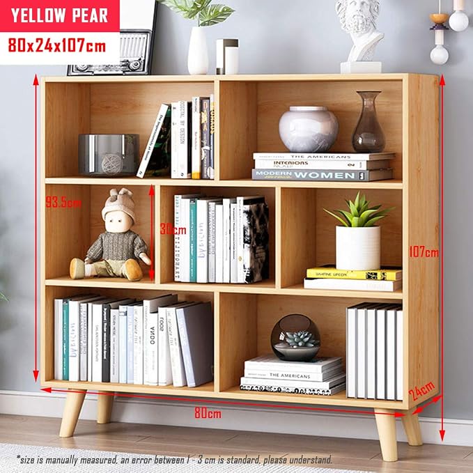IOTXY Wooden Open Shelf Bookcase - Image 2