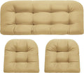 DANGHOOGY Wicker Chair Cushions, Waterproof Outdoor Loveseat Cushions by DANGHOOGYFurnitureCushions