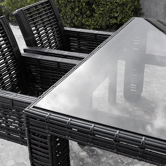 Dulles Glass 30 inch Square Glass Table Top - Image 4