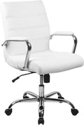 Flash Furniture Whitney Mid-Back Swivel LeatherSoft Desk Chair by FlashFurniture