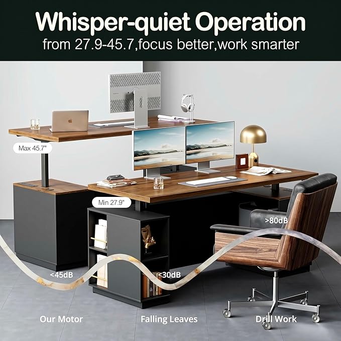 ModernMate Home Office Furniture Set, Mobile File Cabinet - Image 4