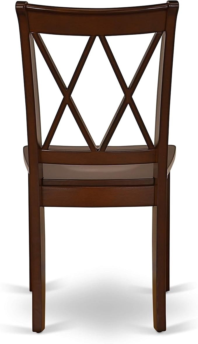 East West Furniture CLC-MAH-W Clarksville Dining Chairs - Image 8