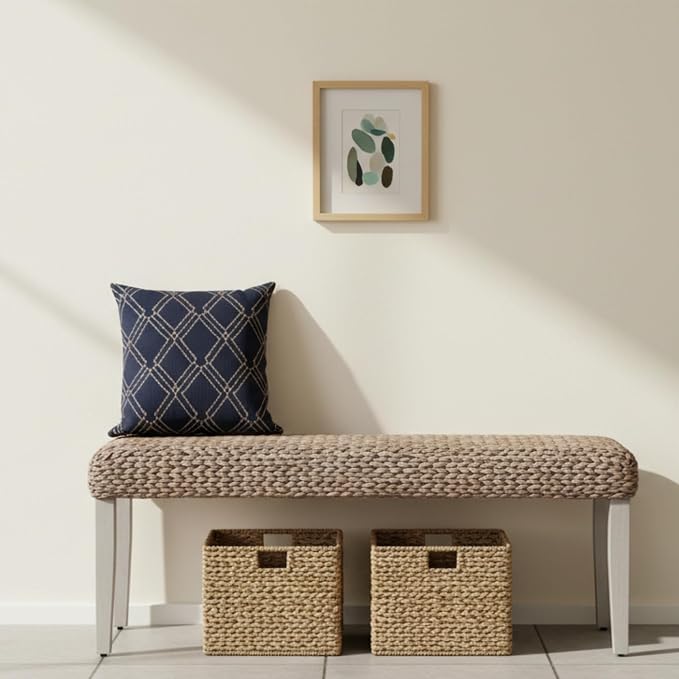 Solid Wood Acacia Indoor Bench - Image 6