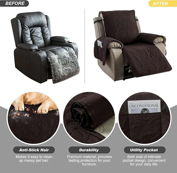100% Waterproof Recliner Chair Cover, Recliner Chair Covers - Image 4