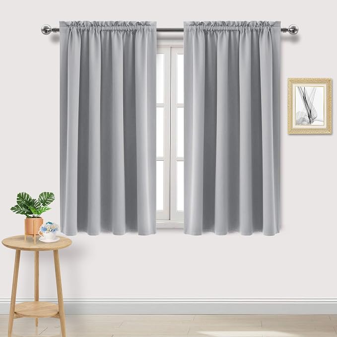 DWCN Blackout Curtains Room Darkening Thermal Insulated Bedroom Curtains Window by DWCN