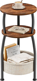 Round Side Table for Small Spaces by designyourhome