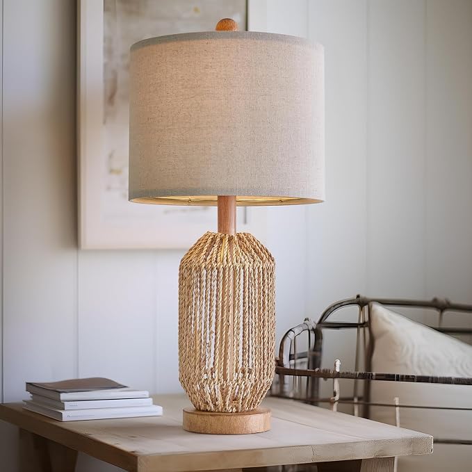 OYEARS 21" Boho Table Lamps Set of 2 - Image 7