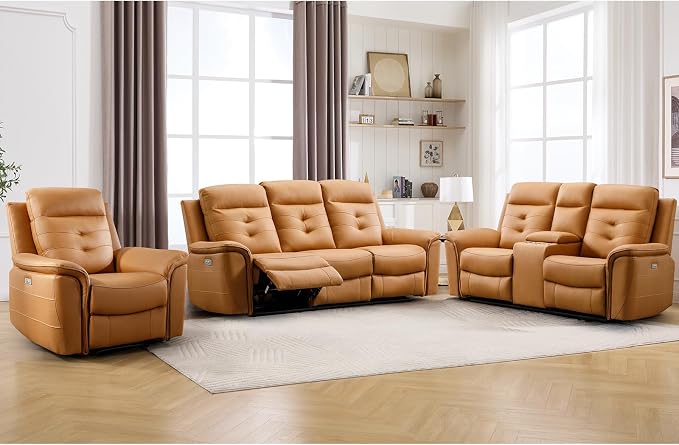 ANJ 3-Piece Power Recliner Sofa Set by ANJ
