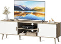 SUPERJARE TV Stand for 55 Inch TV, Entertainment Center by SUPERJARE
