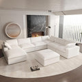 Cloud Couch Modular Sectional Sofa, Oversized 8 Seater Sofa, 160.6" U Shaped by SofaFurniture