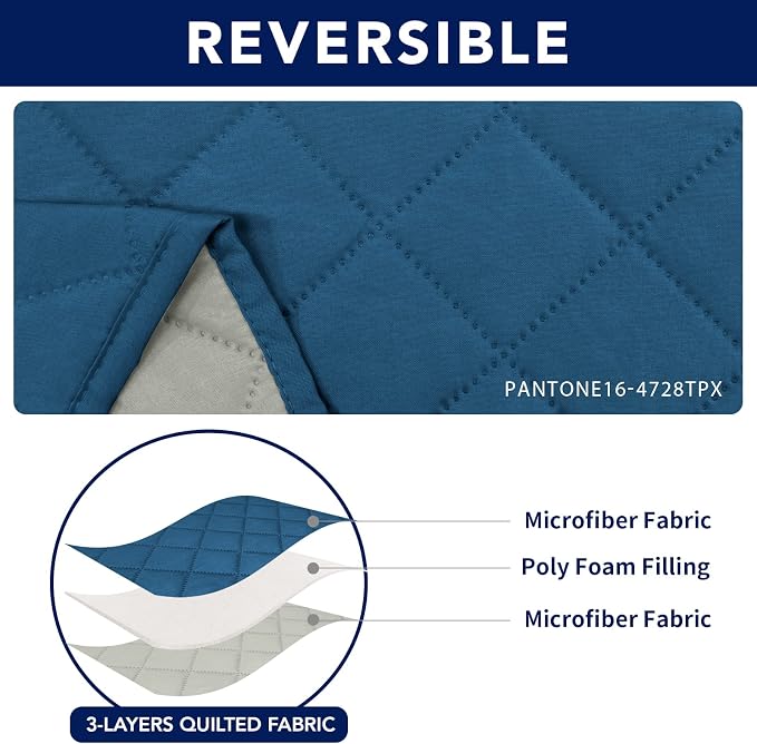 PureFit Water Resistant Reversible Sofa Covers - Image 5
