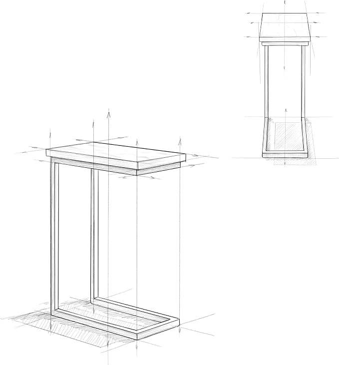 SIMPLIHOME Skyler Metal Table - Image 3