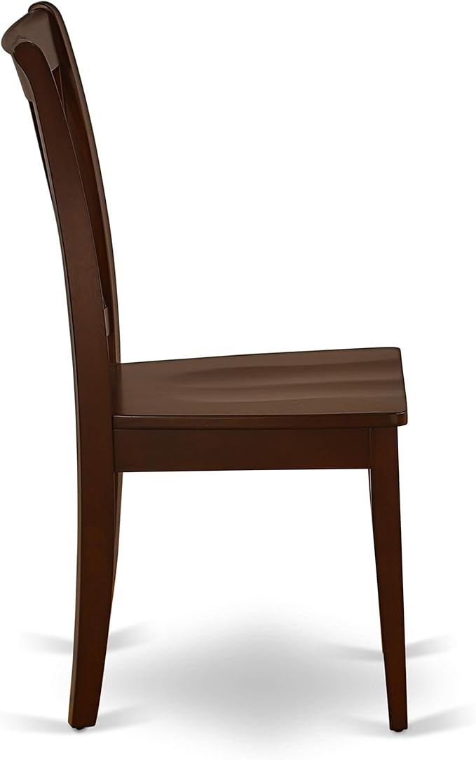 East West Furniture CLC-MAH-W Clarksville Dining Chairs - Image 6