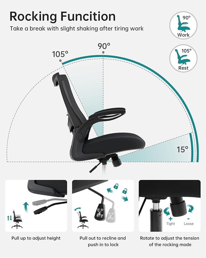 MUXX.STIL Office Chair, Ergonomic Desk Chair - Image 6