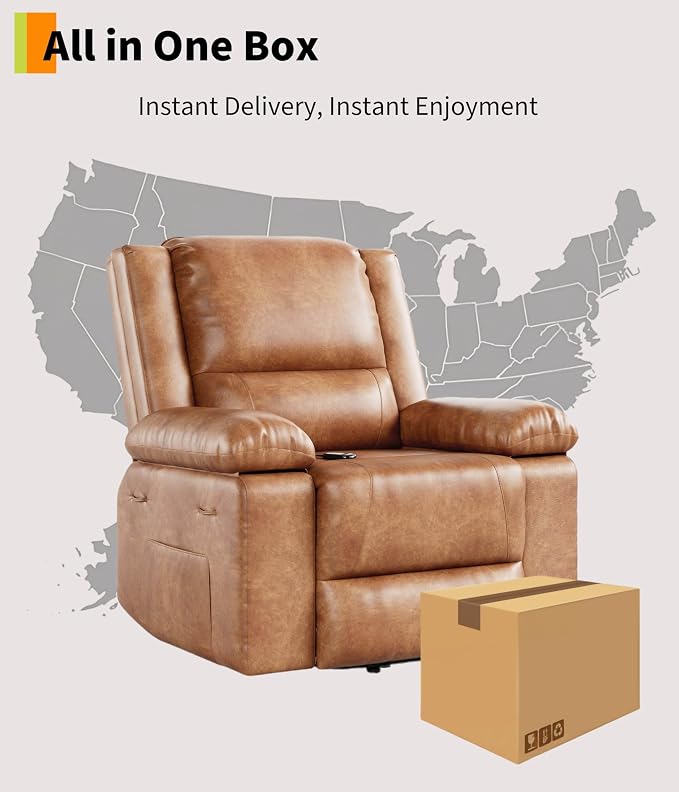 GarveeHome Oversized Wide Power Lift Recliner Chair - Image 9