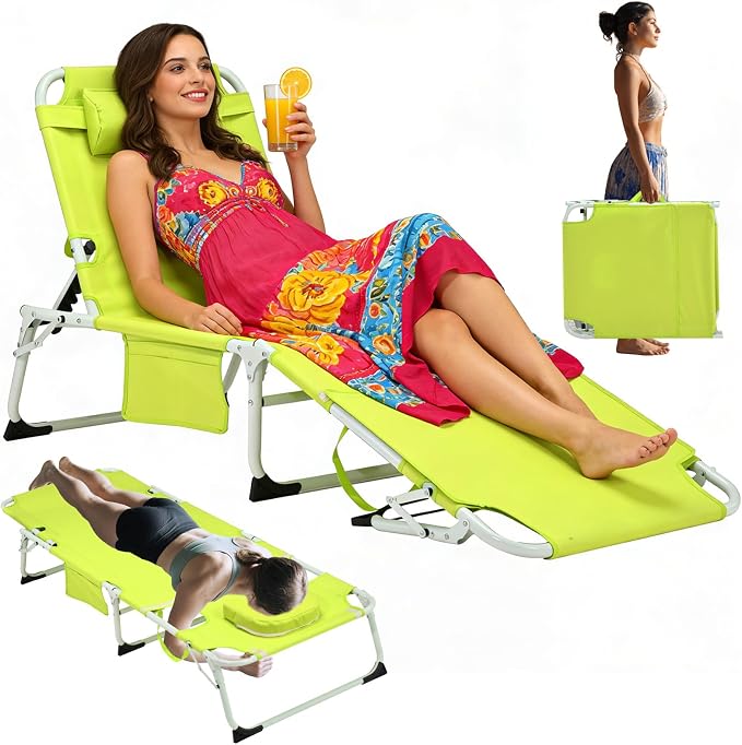 3-in-1 Heavy Duty Tanning Chair by Majnesvon