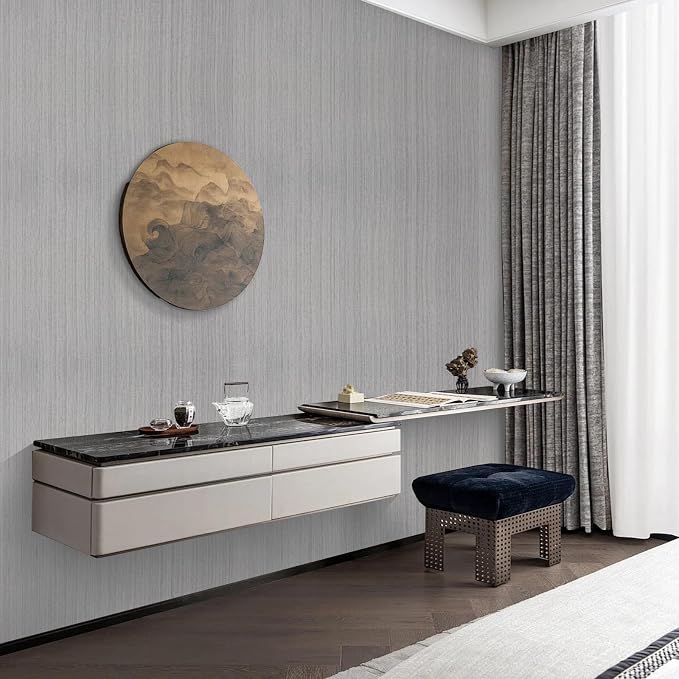 Grasscloth Peel and Stick Wallpaper - Image 6