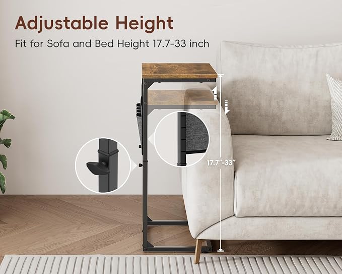 Vagusicc C-Shaped End Table - Image 5
