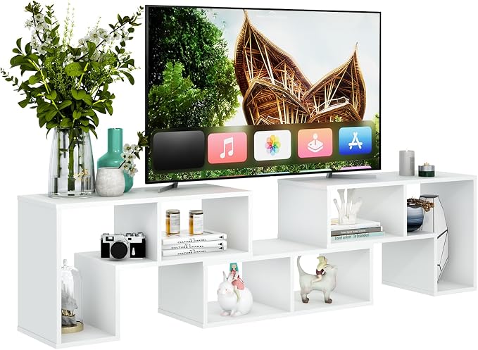 Tangkula 3 Pieces Console TV Stand, Free-Combination Entertainment Center by TANGKULA