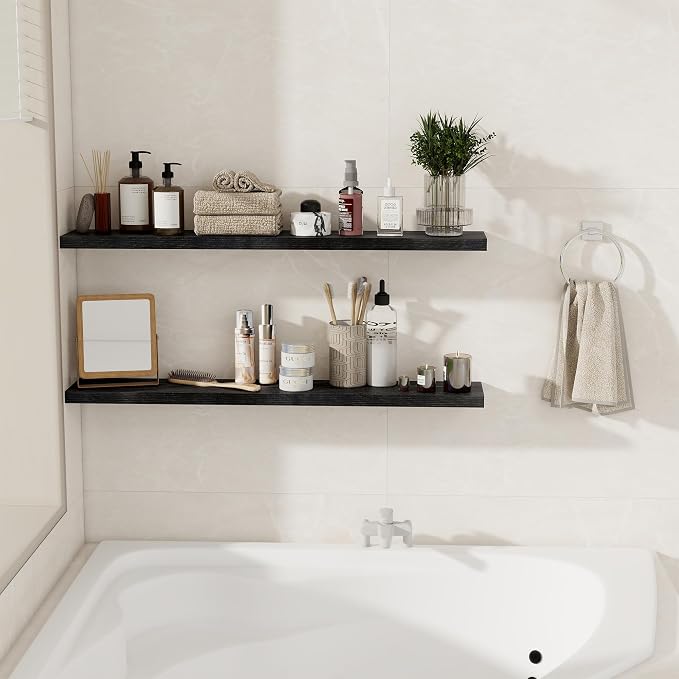 Fun Memories Floating Shelves for Wall, 40 Inch Floating Shelves for Home Decor - Image 6