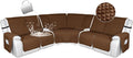 HDCAXKJ 100% Waterproof Reclining Sectional Couch Covers L Shape Recliner Sofa by HDCAXKJ