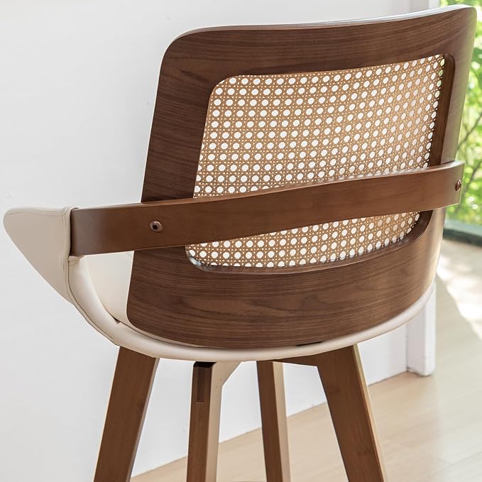 Set of 4 Mid Century Modern Counter Stools - Image 8