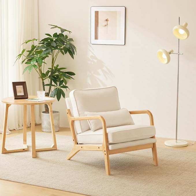 Karl home Accent Chair Mid-Century Modern Chair - Image 5