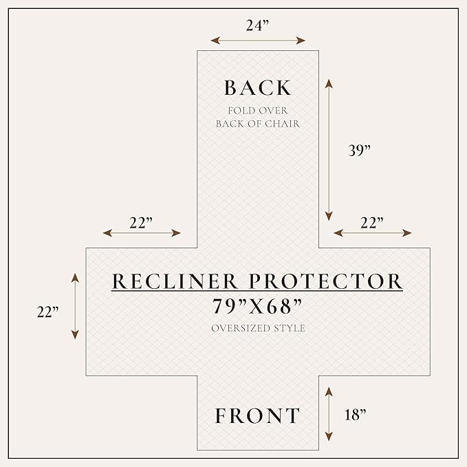 Great Bay Home Reversible Floral Patchwork Recliner Furniture Protector - Image 3