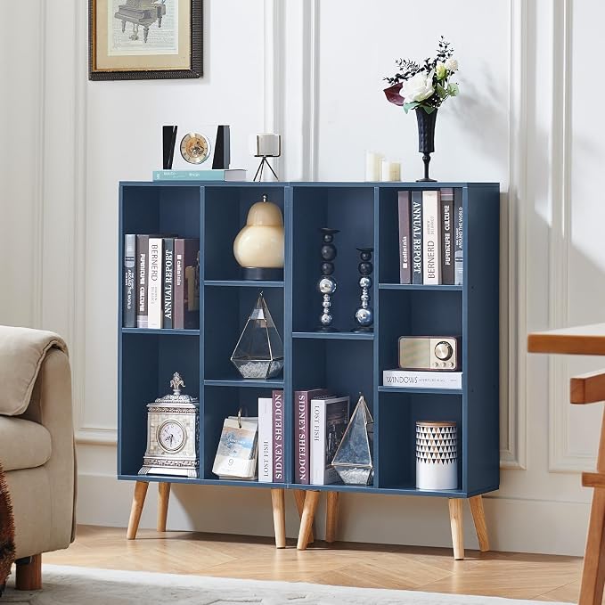 LEYAOYAO 5 Cube Bookshelf 3-Tier Bookcase - Image 5