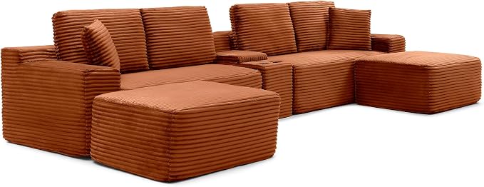 125" Oversized Sectional Couches - Image 9