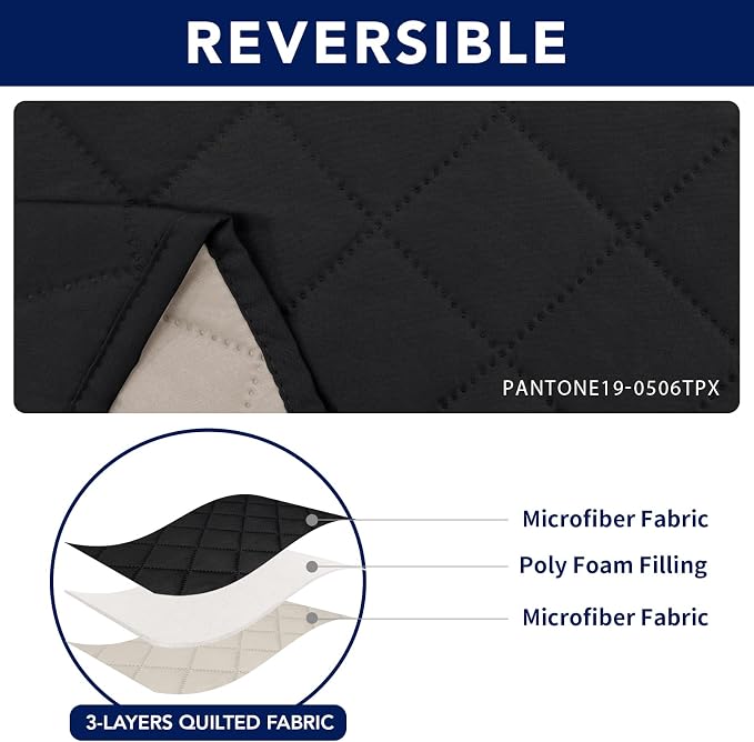 PureFit Water Resistant Reversible Sofa Covers - Image 5