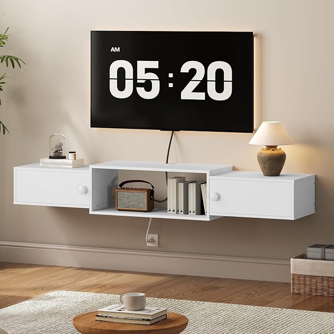 HOOBRO 55" Floating TV Stand by HOOBRO