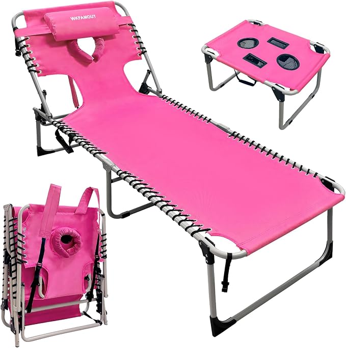 Backpack Sun Tanning Chair by WKFAMOUTCAMP