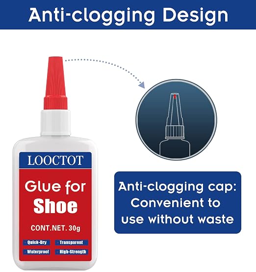 LOOCTOT 30g Shoe Glue, Boot Glue, Super Instant Glue - Image 2